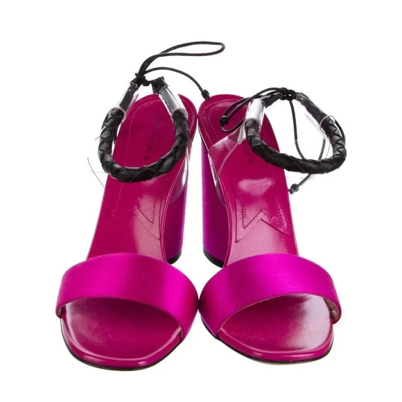 New Paul Andrew Estes Pink Sandals Size 9 - Picture 4 of 10